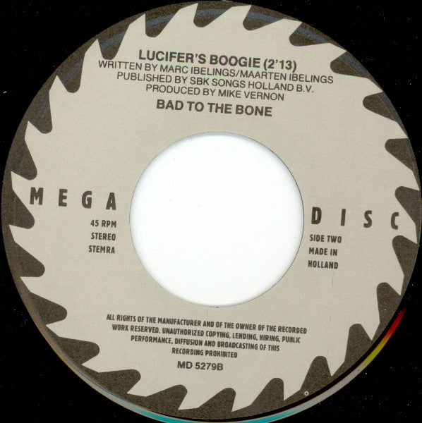 Bad To The Bone : Car With No Reverse (7")