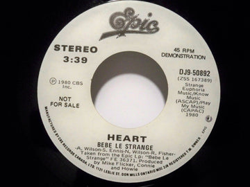 Heart : Bebe Le Strange / Silver Wheels (7", Single, Promo)