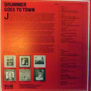 Joe Daniels And His Hot Shots : Drummer Goes To Town (LP, Comp)