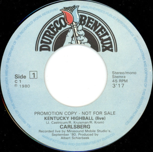 Carlsberg : Kentucky Highball (Live) (7", Promo)