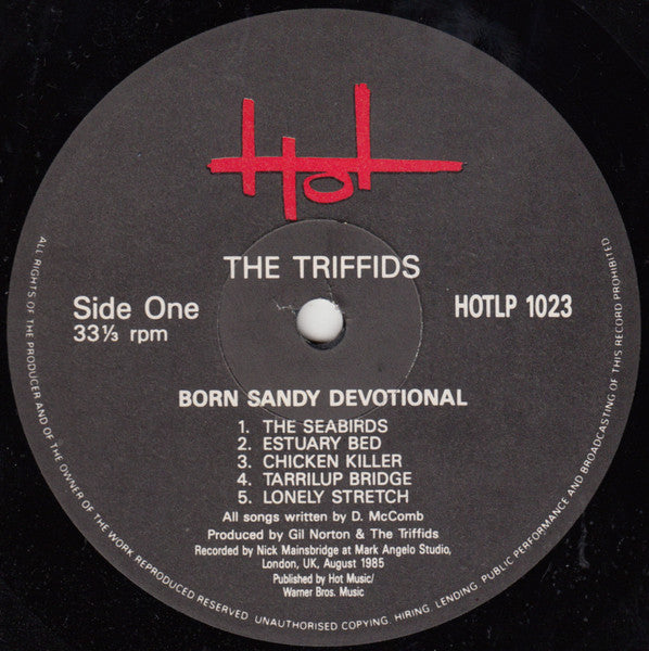 The Triffids : Born Sandy Devotional (LP, Album)
