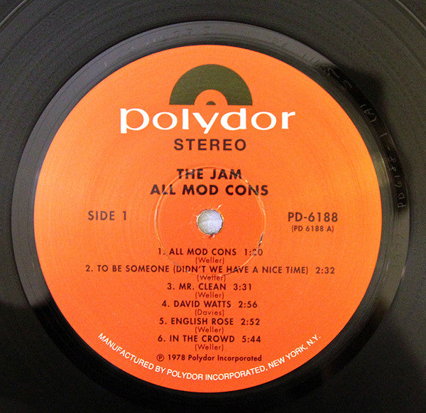 The Jam : All Mod Cons (LP, Album, RE)
