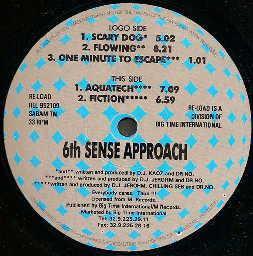 6th Sense Approach : Aquatech (12")