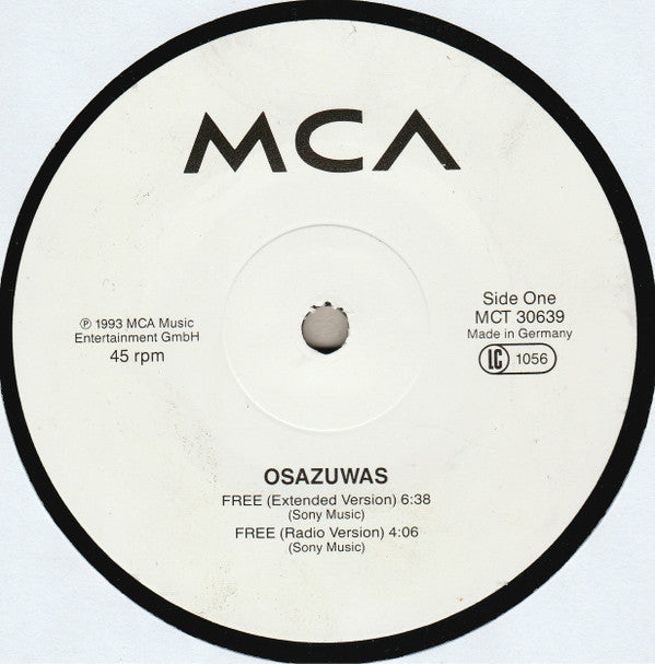 Osazuwas : Free (12", S/Sided, Promo)