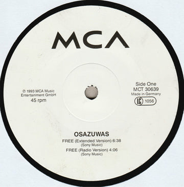 Osazuwas : Free (12", S/Sided, Promo)