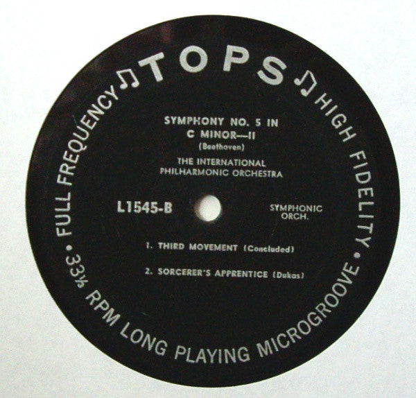 The International Philharmonic Orchestra, Ludwig van Beethoven : Symphony No.5 In C Minor (LP)