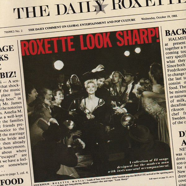 Roxette : Look Sharp! (CD, Album, RP)