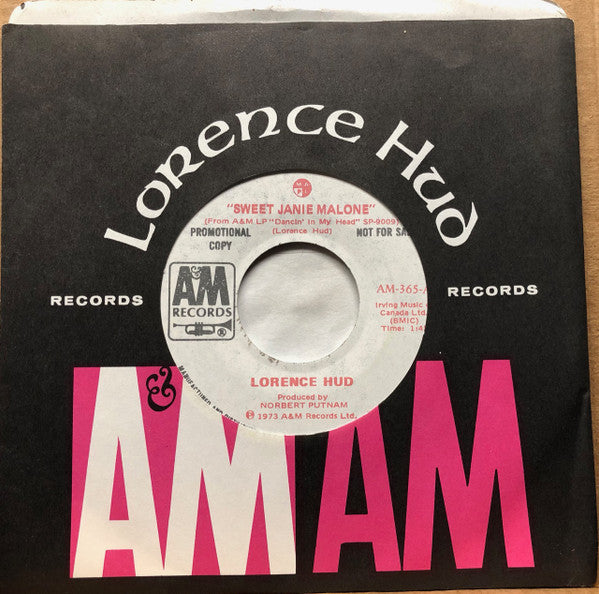 Lorence Hud : Sweet Janie Malone (7", Single, Promo)