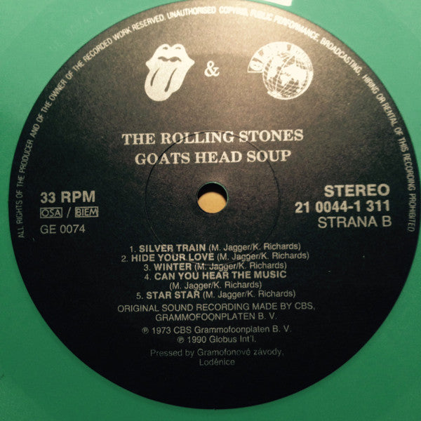 The Rolling Stones : Goats Head Soup (LP, Album, RE, Pis)