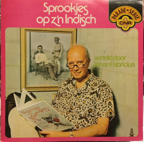 Johan Fabricius : Sprookjes Op Z'n Indisch (LP, Album, RE)