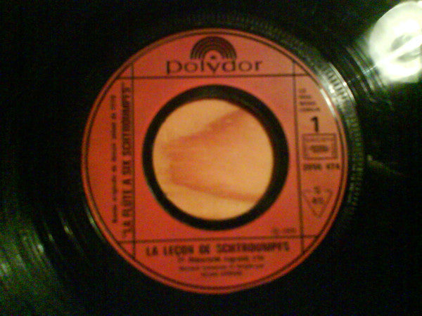 Michel Legrand : La Flûte A Six Schtroumpfs - La Leçon De Schtroumpf / Hymne Au Travail (7", Single)
