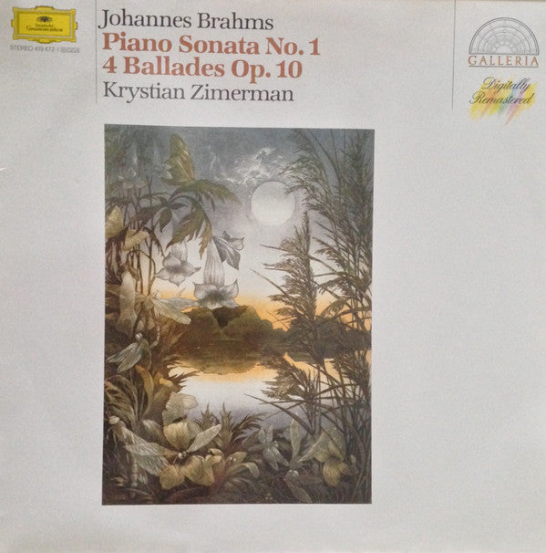 Krystian Zimerman, Johannes Brahms : Piano Sonata Nr. 1; 4 Balladen Op. 10 (LP, Comp)