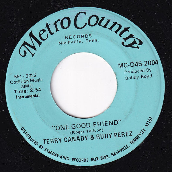 Terry Canady & Rudy Pérez : Mama Bear / One Good Friend    (7", Single)
