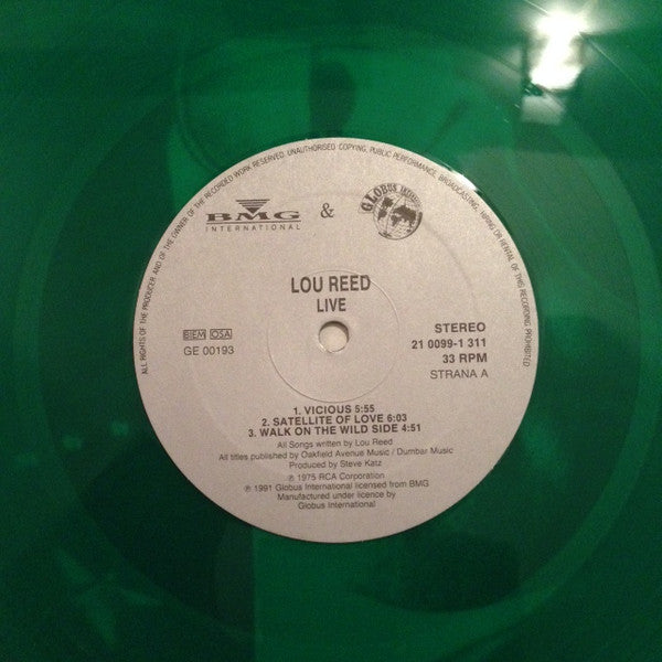 Lou Reed : Lou Reed Live (LP, Album, RE, Gre)
