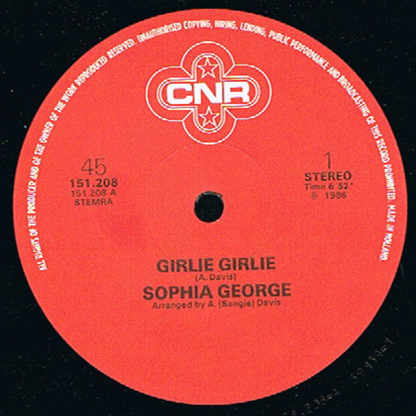 Sophia George / Winner All Stars : Girlie Girlie / Girl Rush (12", Maxi, EMI)