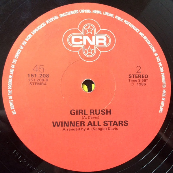 Sophia George / Winner All Stars : Girlie Girlie / Girl Rush (12", Maxi, EMI)