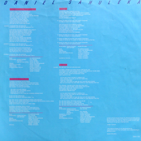 Daniel Sahuleka : Sunbeam (LP, Album)