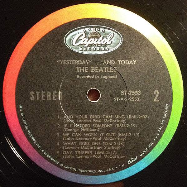 The Beatles : Yesterday And Today (LP, Album, Comp, RP, Jac)