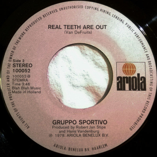Gruppo Sportivo : Hey Girl (7", Single)