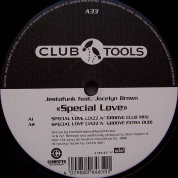 Jestofunk Feat. Jocelyn Brown : Special Love (12")