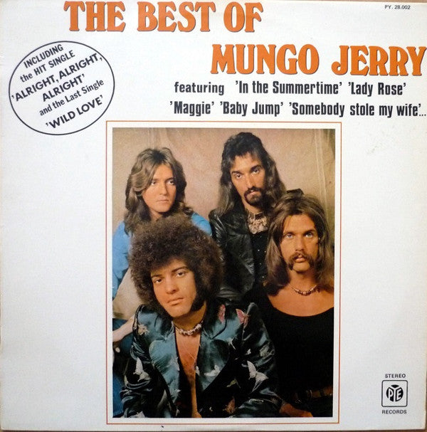 Mungo Jerry : The Best Of Mungo Jerry (LP, Comp)