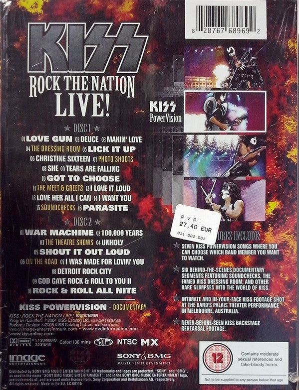 Kiss : Rock The Nation Live! (2xDVD-V, Multichannel, NTSC, 2.0)