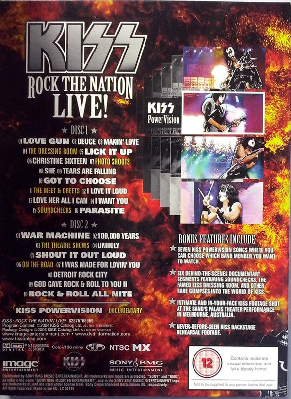 Kiss : Rock The Nation Live! (2xDVD-V, Multichannel, NTSC, 2.0)
