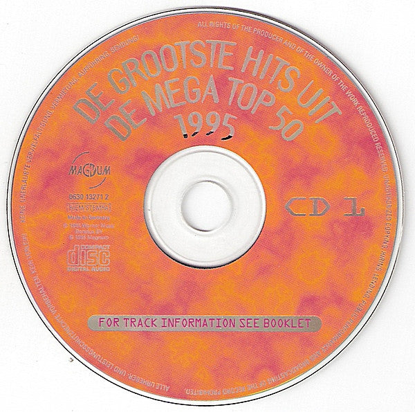 Various : De Grootste Hits Uit De Mega Top 50 Van 1995 (2xCD, Comp)