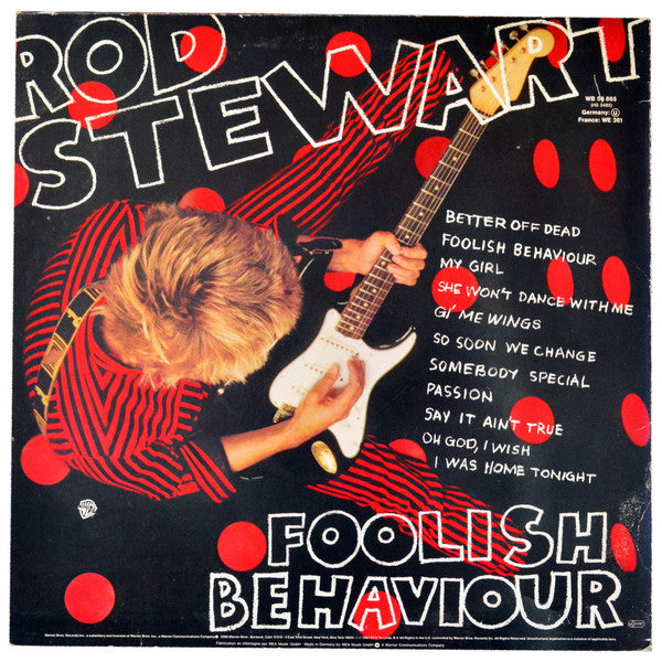 Rod Stewart : Foolish Behaviour (LP, Album)