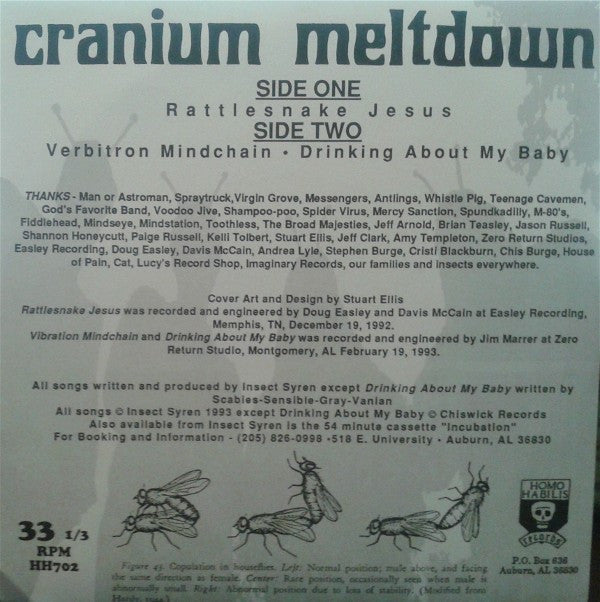 Insect Syren : Cranium Meltdown (7", EP, Bur)