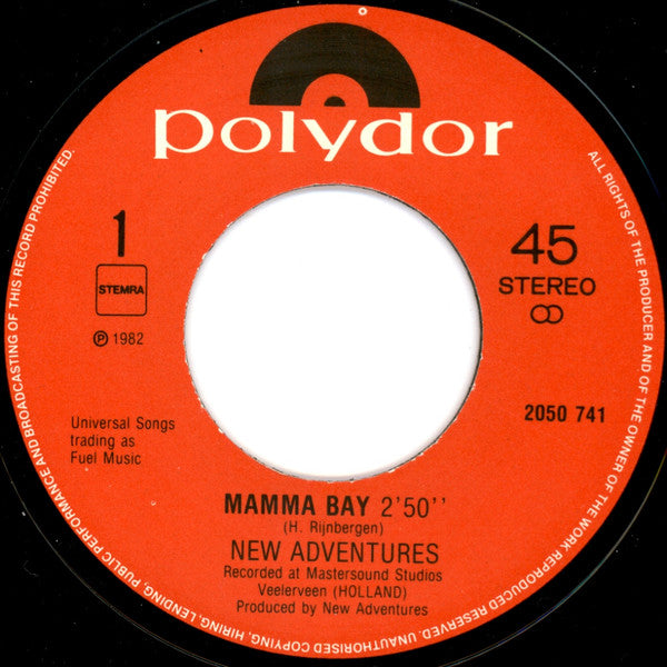 New Adventures : Mamma Bay (7", Single)