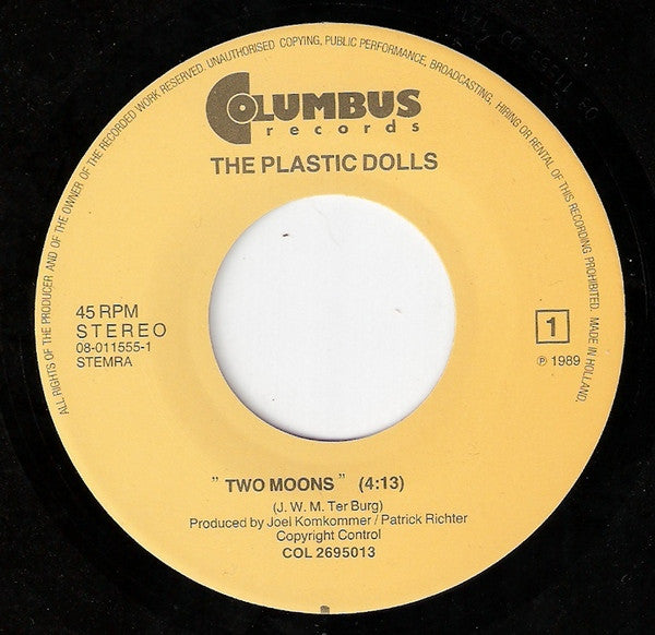 The Plastic Dolls : Two Moons (7", Single)