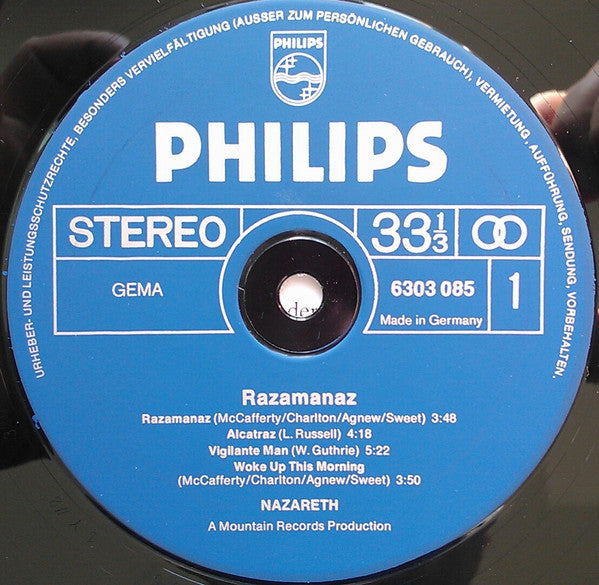 Nazareth (2) : Razamanaz (LP, Album, RP, Gat)