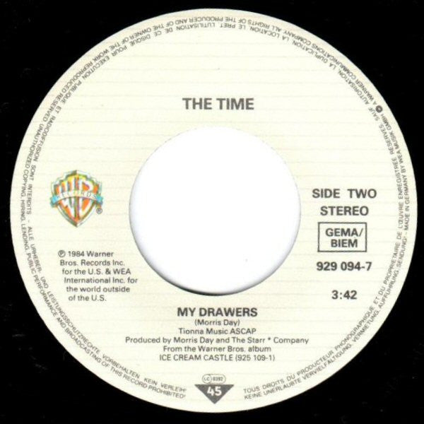 Morris Day & The Time : The Bird (7", Single)