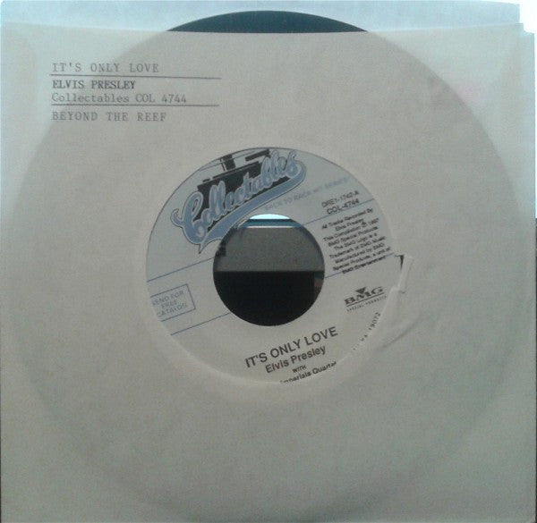 Elvis Presley : It's Only Love / Beyond The Reef (7", Single, RE)