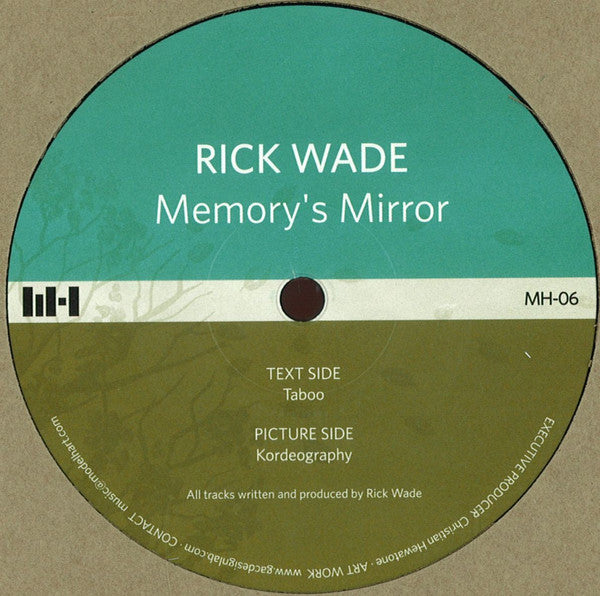 Rick Wade : Memory's Mirror (12", EP)