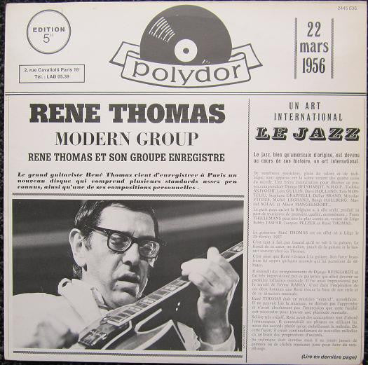 The René Thomas Modern Group : René Thomas Modern Group (LP)