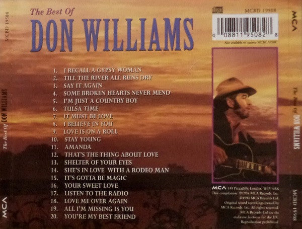 Don Williams (2) : The Best Of (CD, Comp)