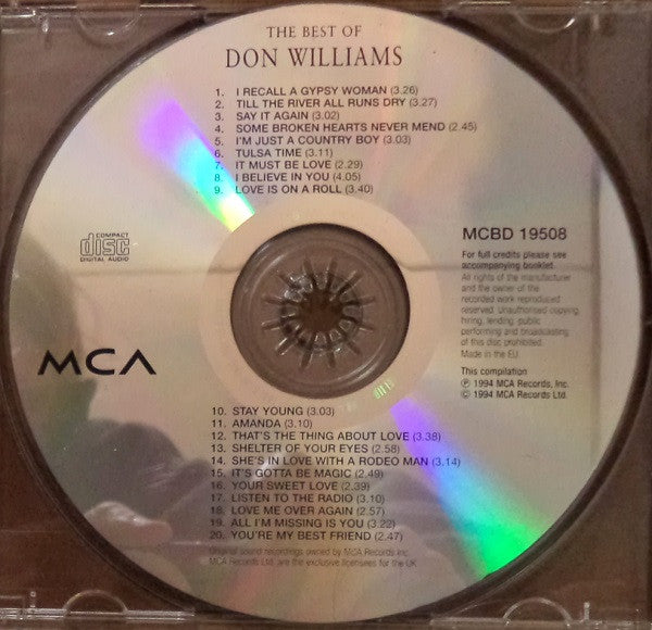 Don Williams (2) : The Best Of (CD, Comp)