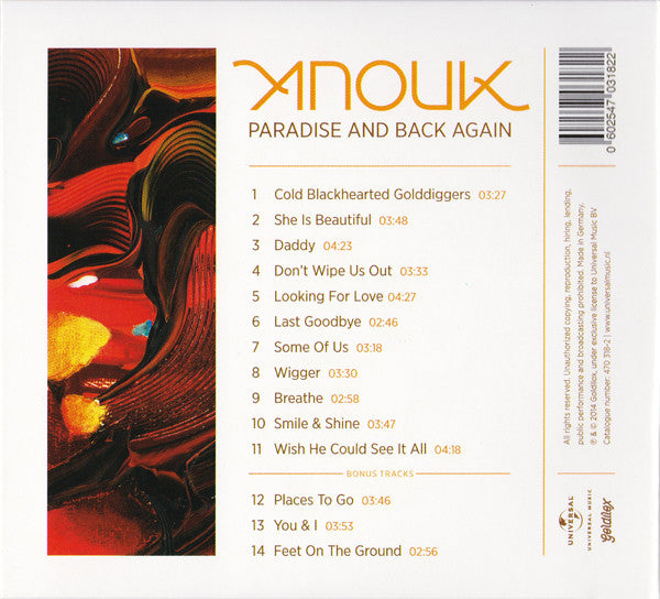 Anouk : Paradise And Back Again (CD, Album, Ltd, Gat)