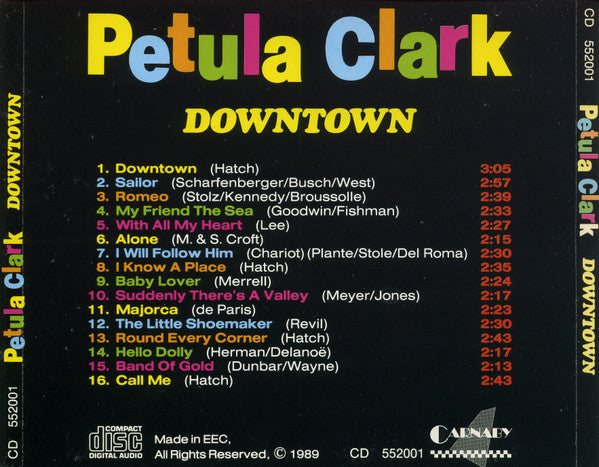 Petula Clark : Downtown (CD, Comp)