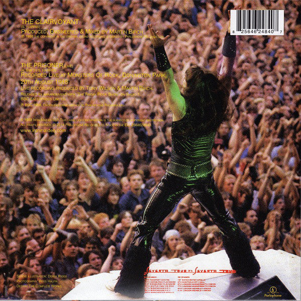 Iron Maiden : The Clairvoyant (7", Single, RE)