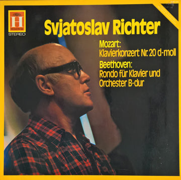 Sviatoslav Richter : Mozart: Klavierkonzert Nr. 20 D-Moll / Beethoven: Rondo Für Klavier Und Orchester B-Dur (LP, Comp, RE)