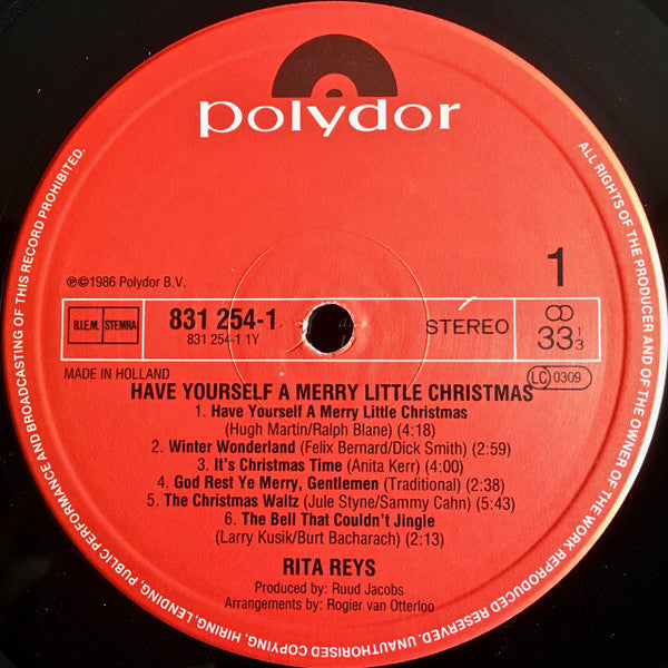 Rita Reys : Have Yourself A Merry Little Christmas (LP, Album)