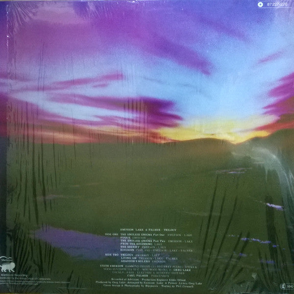 Emerson, Lake & Palmer : Trilogy (LP, Album, RE, RP, Non)