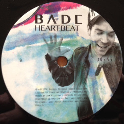 Bade : Heartbeat (7", Single, Promo)