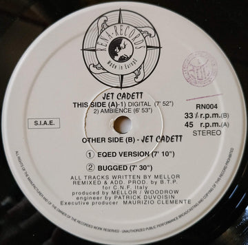 Coco Steel & Lovebomb : Jet Cadett (2x12")