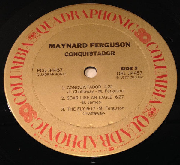 Maynard Ferguson : Conquistador (LP, Album, Quad)