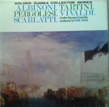 London Baroque Ensemble Conducted By Karl Haas Play Tomaso Albinoni, Giuseppe Tartini, Giovanni Battista Pergolesi, Antonio Vivaldi, Alessandro Scarlatti : Albinoni. Tartini. Pergolesi. Vivaldi. Scarlatti. (LP, RE)