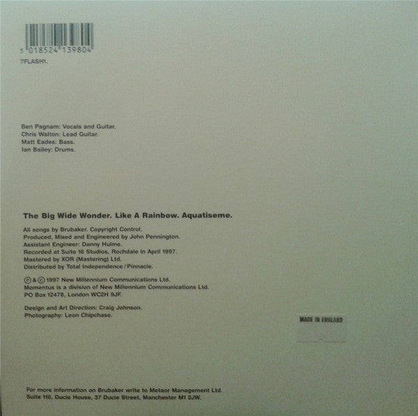 Brubaker (5) : The Big Wide Wonder (7", EP, Whi)